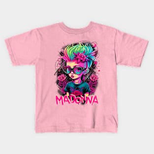 Madonna Rock Girl Kids T-Shirt